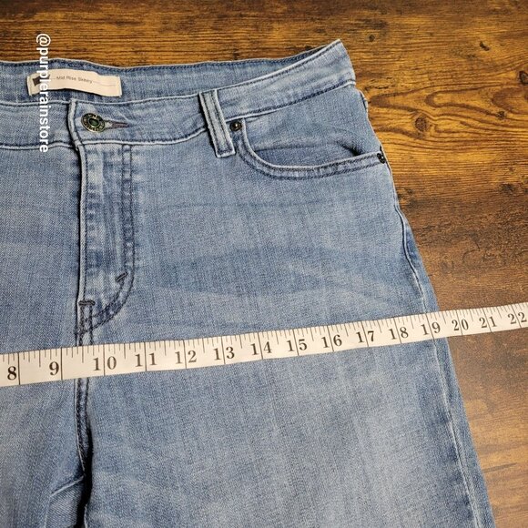 Levi's Jeans 14 Mid Rise Skinny Medium Light Wash Stretch Country Girl Western - Picture 9 of 14